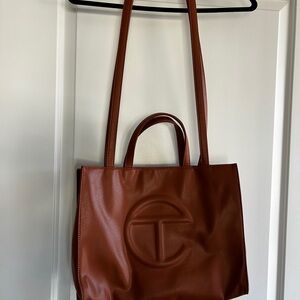Telfar Brown Shopping Bag